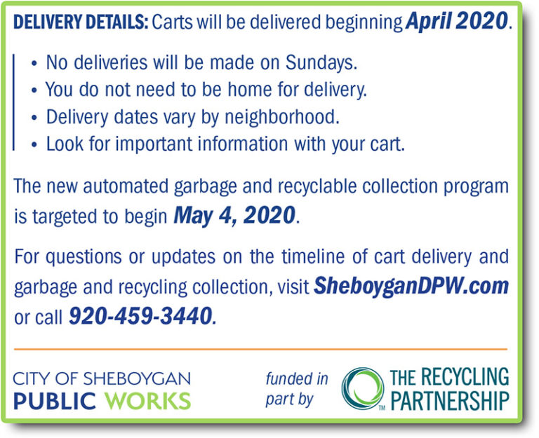 Garbage and Recycling Carts Make Sheboygan Safer, Cleaner, and Greener