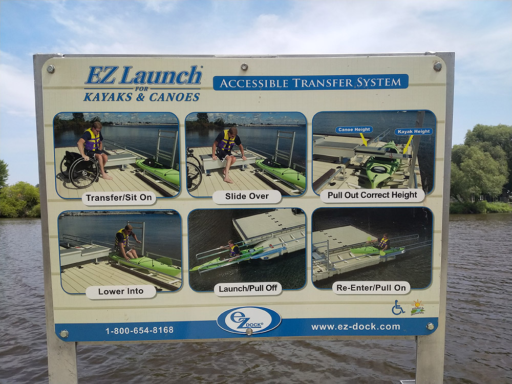 Kayak & Canoe Launch at Kiwanis Park